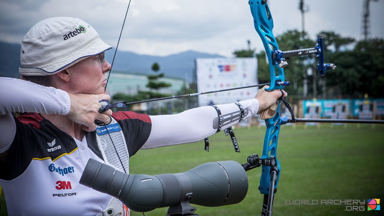 Foto: World Archery / Lisa Unruh hatte sich ihren Start in die Weltcup-Saison anders vorgestellt.