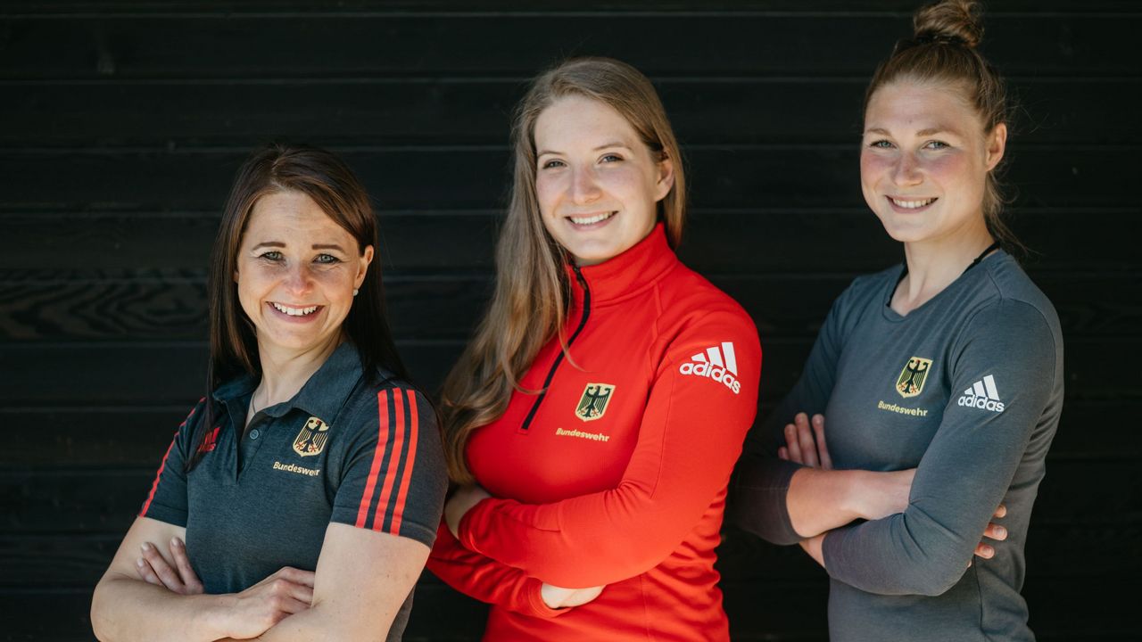 Foto: DSB / Monika Karsch, Doreen Vennekamp und Carina Wimmer sind allesamt bei der Bundeswehr.