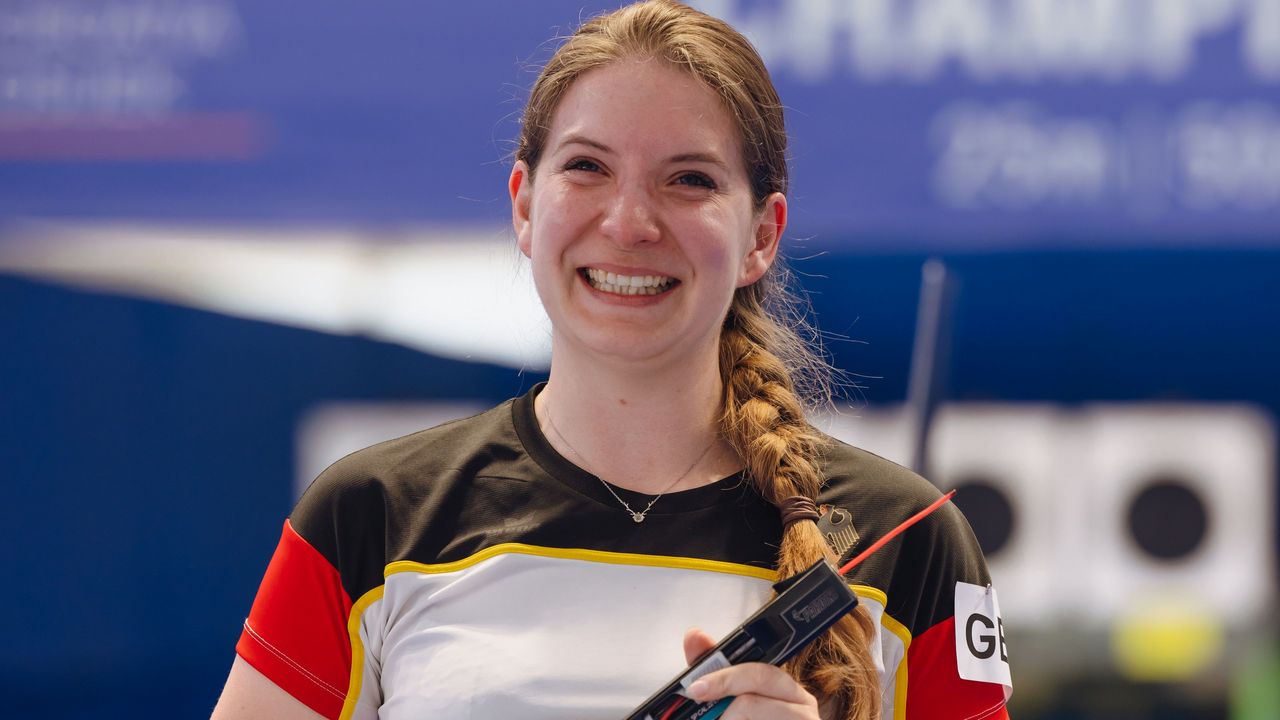 Foto: ESC / Sichtlich angefasst war Doreen Vennekamp nach dem Gewinn des EM-Titels in Osijek.