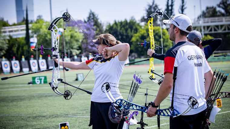 Foto: World Archery / Katharina Raab und Paolo Kunsch wollen nach ihrem überzeugenden Auftritt beim Weltcup in Puebla auch beim Grand Prix in Antalya ihre starke Form unter Beweis stellen.