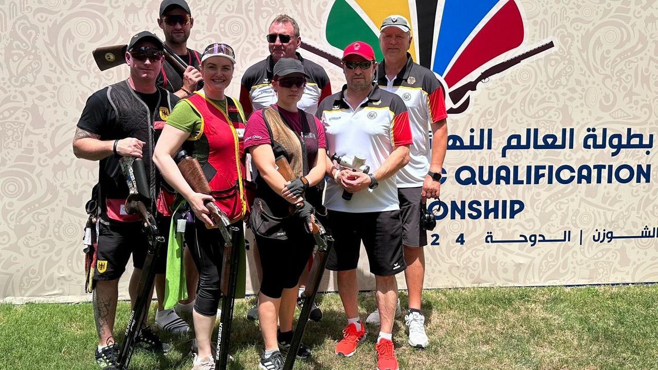 Foto: DSB / Erfolglos kehren die deutschen Trapschützen vom Final Qualifier in Doha zurück.