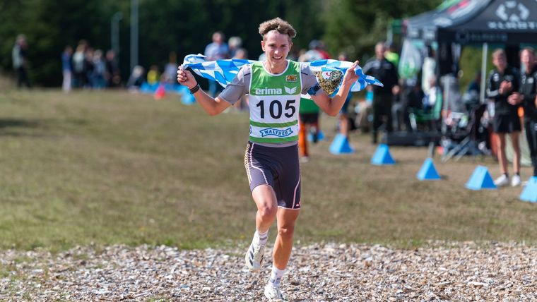Foto: Britta Kußmaul / Junior Lukas Bürki war einer der sechs Doppelsieger bei der DM Sommerbiathlon Luftgewehr am Wochenende in Clausthal-Zellerfeld.