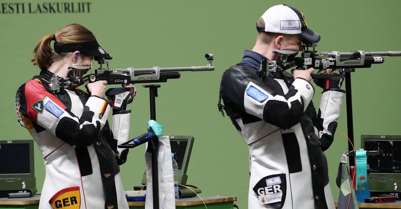 Foto: www.echtallinn2023.ee / Anna Janßen und David Koenders feierten einen guten Einstand in die EM in Tallinn.