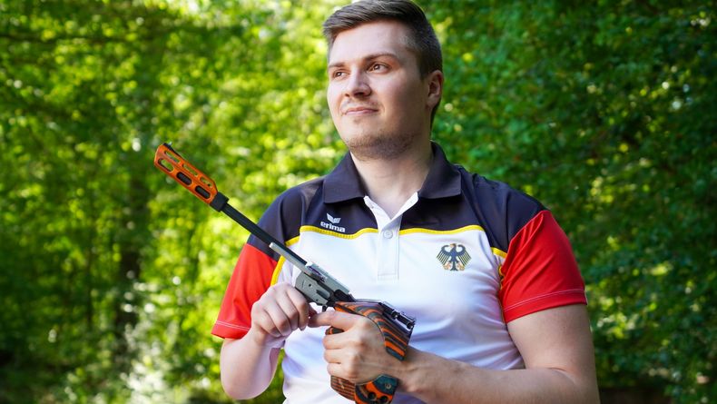 Foto: DSB / Tobias Meyer ist einziger deutscher Pistolenschütze bei den Paralympics in Paris 2024. Foto: DSB / Tobias Meyer ist einziger deutscher Pistolenschütze bei den Paralympics in Paris 2024.