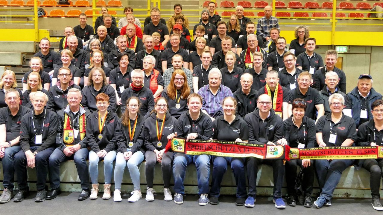 Foto: SSV Elsen / Ein großes Team, der Schießsportverein St. Hubertus Elsen e.V.