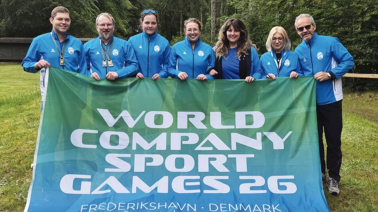 Foto: BSSB / Das erfolgreiche Team des BSSB bei den World Company Sport Games in Dänemark.