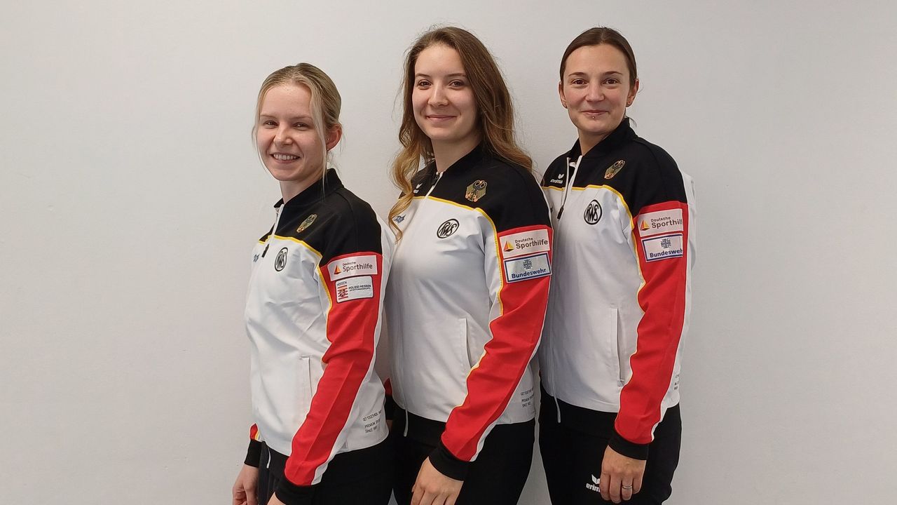 Foto: DSB / Setzten sich in der Qualifikation durch und starten bei der EM in Györ: Svenja Berge, Doreen Vennekamp und Sandra Reitz.