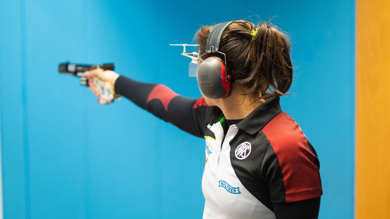 Foto: Lisa Haensch / Nicht bei der WM in Baku, dafür bei der DM in München und klarer Favorit auf Medaillen: Monika Karsch.