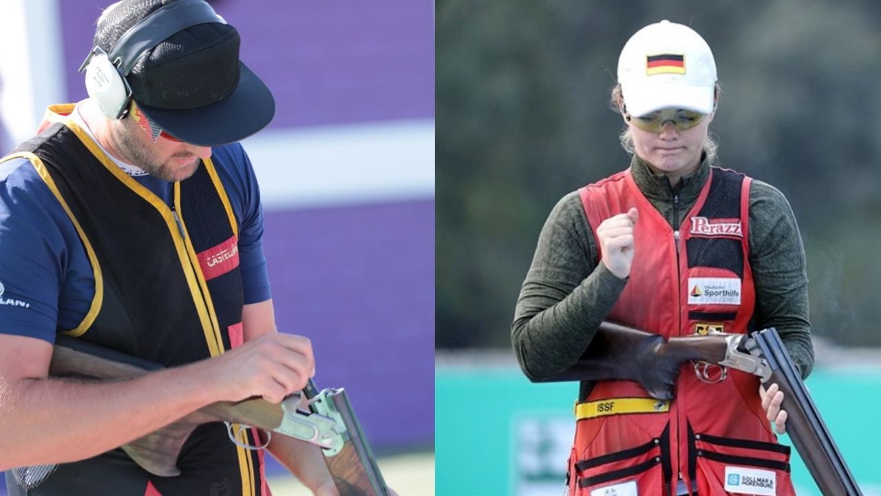 Foto: ISSF / Paul Pigorsch und Nele Wißmer werden am 2. November im DSB-Webinar Tipps für die Vorbereitung auf einen Wettkampf geben.