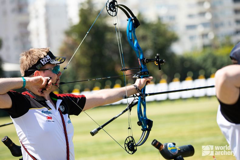 Foto: World Archery / Henning Lüpkemann wurde für das Compound-Team nachnominiert.