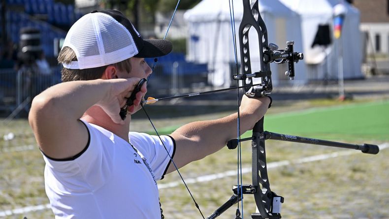 Foto: Eckhard Frerichs / U21 Compound-Weltmeister Ruven Flüß steht mit der SGi Ditzingen 1 im Goldfinale.