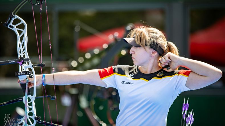 Foto: Türkischer Bogensportverband / Katharina Raab bestätigte auch beim Grand Prix in Antalya ihre starke Verfassung und schoss sich zu Bronze.