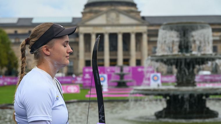 Foto: Eckhard Frerichs / Mit voller Konzentration zur nächsten Medaille? Charline Schwarz will nach Bronze 2024 wieder auf das DM-Treppchen.