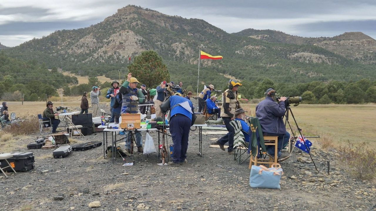 Foto: MLAIC / Die Long Range-Weltmeisterschaft der Vorderladerschützen findet in Raton in New Mexico in den USA statt.