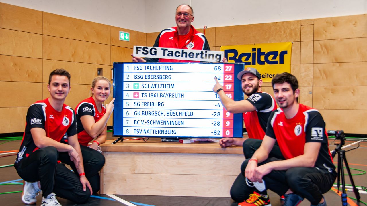 Foto: Foto Lamprecht / Ein starker und stolzer Tabellenführer im Süden: die FSG Tacherting.