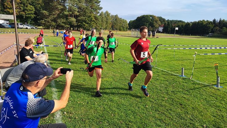 Foto: Christina Kassuhn / Die Deutsche Meisterschaft Bogenlauf in Kuhfelde war ein voller Erfolg.