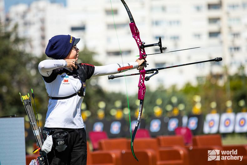 Foto: World Archery / Ließ die Pfeile gekonnt zu Bronze fliegen: Elisa Tartler.