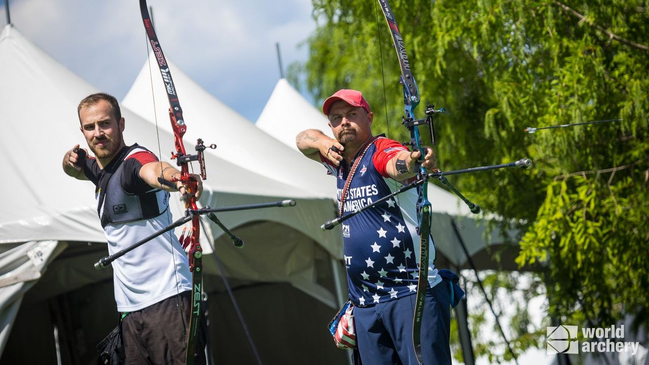 Foto: World Archery / Historisch! Bei den World Games in Birmingham/USA bezwang Florian Unruh im Goldfinale US-Legende Brady Ellison.