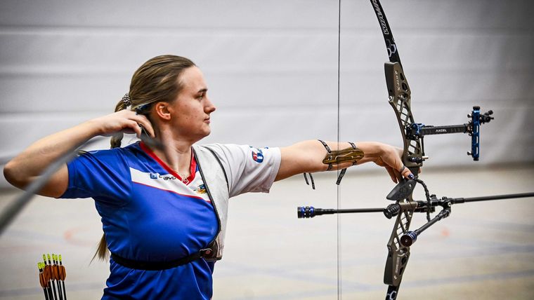 Foto: Eckhard Frerichs / Starker Aufsteiger! Charline Schwarz führte Jena mit einem Durchschnitt von 9,74 Ringen/Pfeil am finalen Wochenende als Nord-Dritte in das Bundesligafinale.