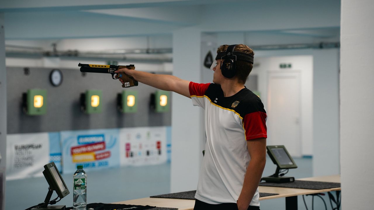 Foto: Team Deutschland / Geht für Deutschland mit der Luftpistole an den Start: Theodor Findeisen