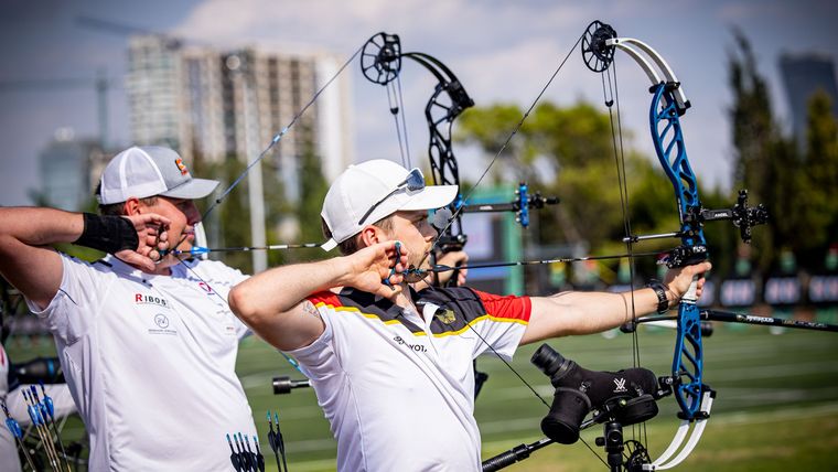 Foto: World Archery / Überzeugte in der Qualifikation auf ganzer Linie: Paolo Kunsch mit 709 Ringen.