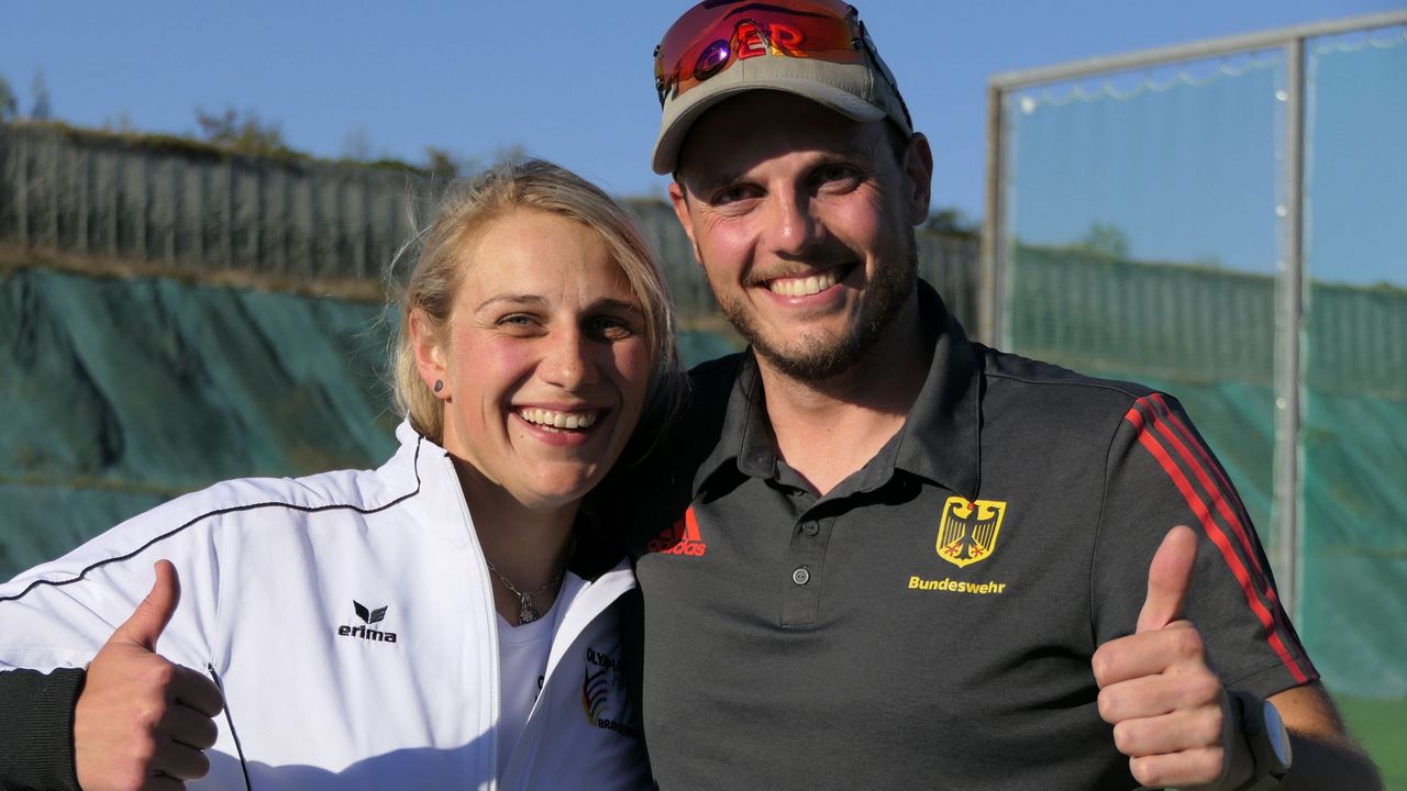 Foto: DSB / Daumen hoch für Laura Quooß und Vincent Haaga zum DM-Titel mit herausragenden Leistungen.