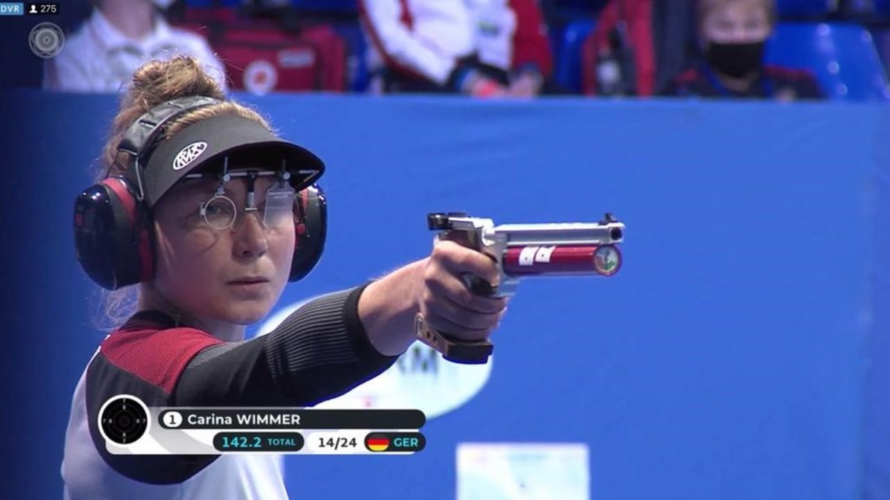 Foto: DSB / Sensationeller Auftritt von Carina Wimmer, der mit EM-Gold und dem Tokio-Quotenplatz belohnt wird.