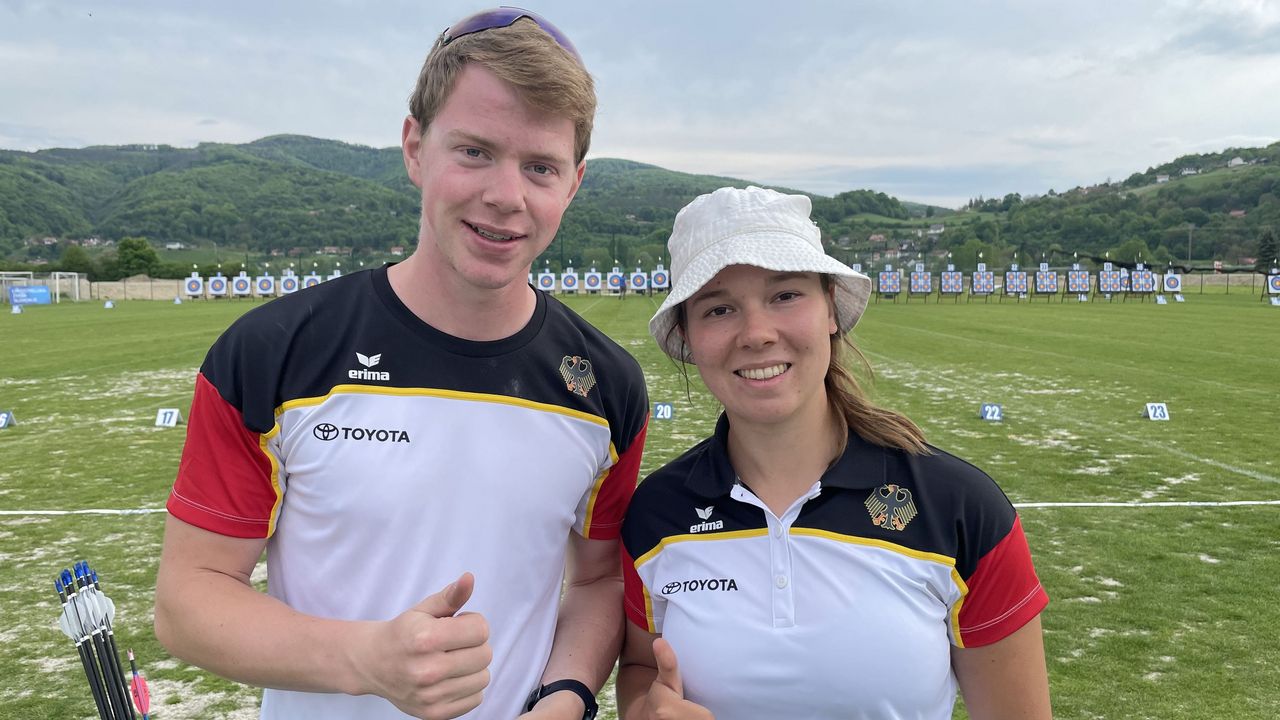 Foto: DSB / Matthias Kramer und Elina Idensen sind nicht als Favoriten, aber mit guten Aussichten bei der WM in Limerick.