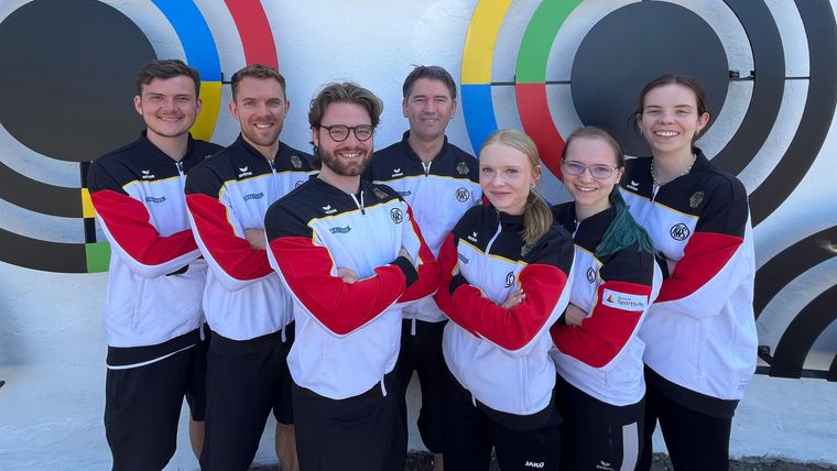 Foto: DSB / So sieht das EM-Team Gewehr aus, wenn der Bundesausschuss Spitzensport dem Vorschlag von Bundestrainer Wolfram Waibel zustimmt.