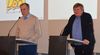 Foto: Harald Strier / DSB-Präsident Hans-Heinrich von Schönfels und DSB-Vizepräsident Finanzen Gerd Hamm erläuterten beim Gesamtvorstand nochmals die Notwendigkeit einer Beitragsanpassung.