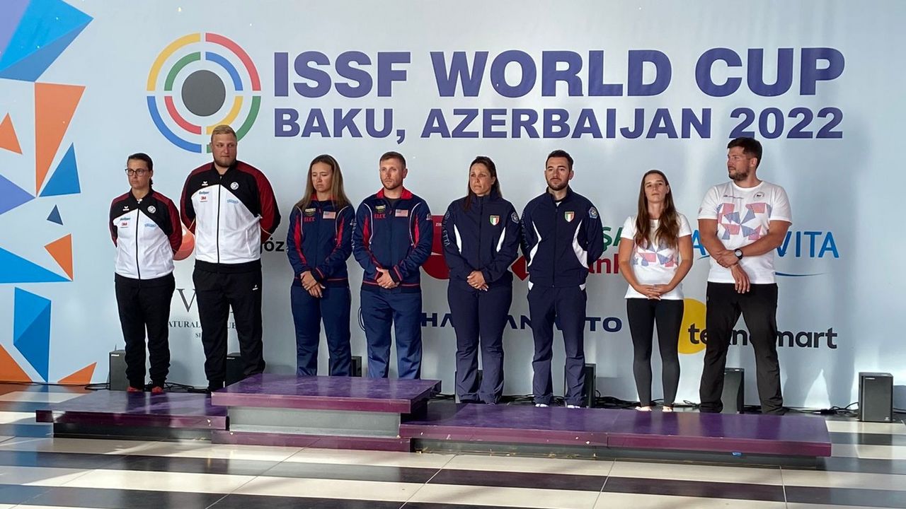 Foto: DSB / Toller Erfolg für Christine Wenzel und Tilo Schreiber mit dem Gewinn der Silbermedaille im Mixed-Wettbewerb.