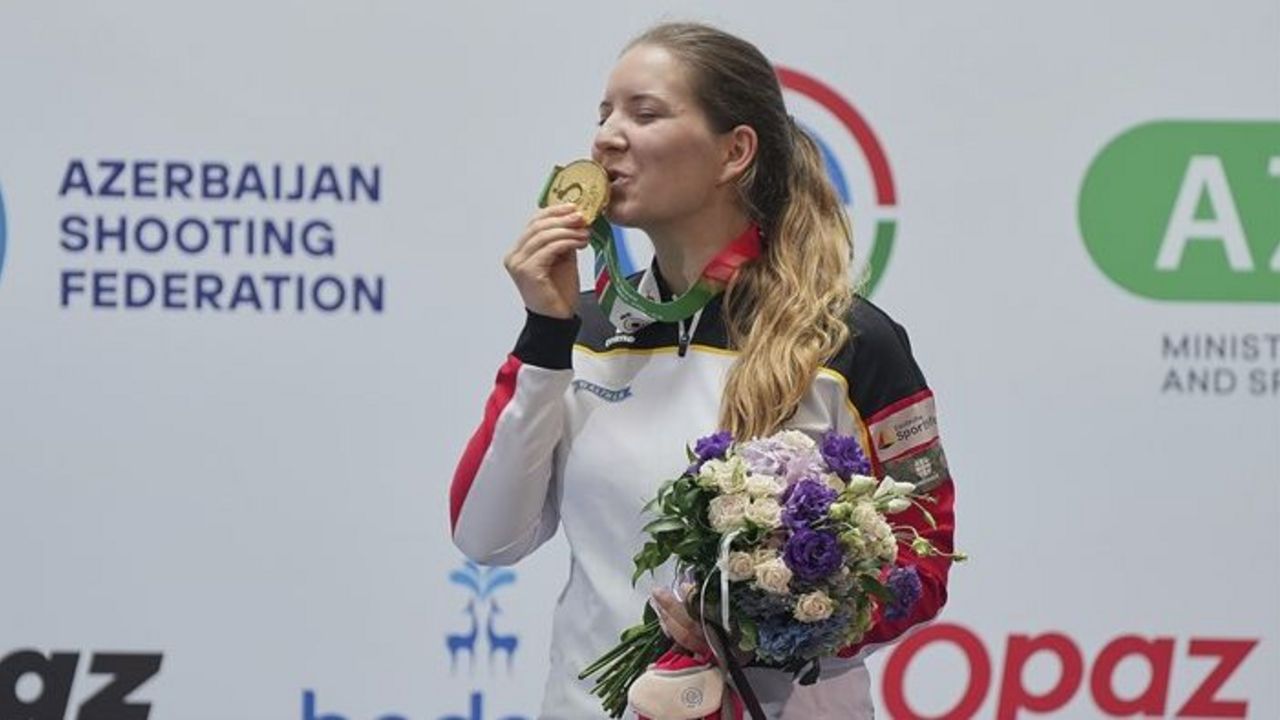 Foto: ISSF / Doreen Vennekamp, Weltmeisterin mit der Sportpistole, wird in Paris ihre zweiten Olympischen Spiele erleben.