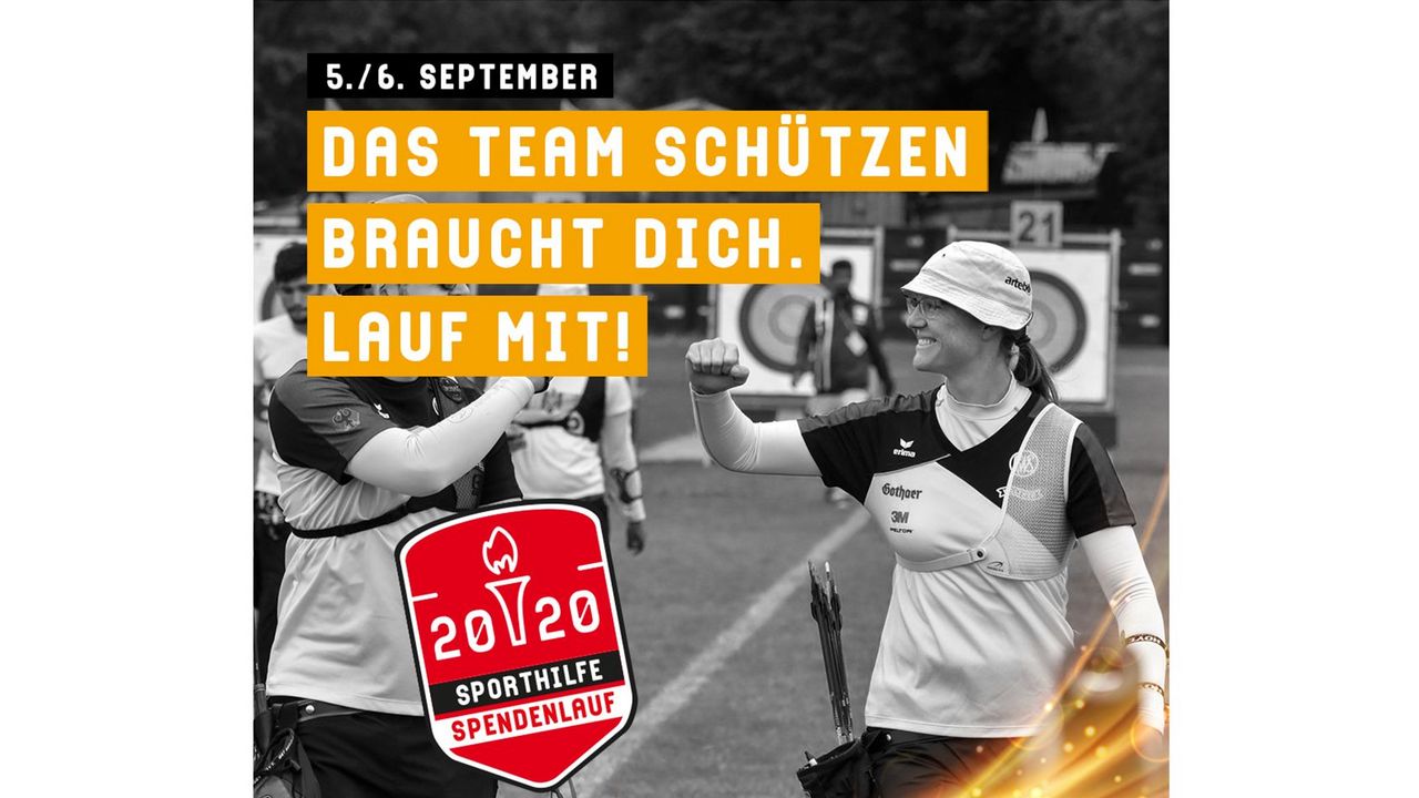 Bild: Deutsche Sporthilfe / Mitlaufen und Gutes tun beim Spendenlauf der Deutschen Sporthilfe am 5./6. September.