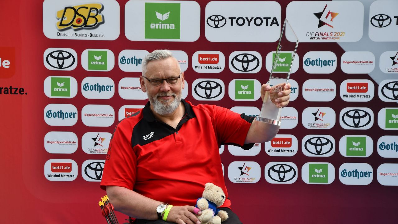 Foto: Eckhard Frerichs / Ein zweifacher Paralympics-Sieger ist auch die Nummer eins bei Die Finals 2021: Mario Oehme siegte in der Para Recurve Open-Klasse.