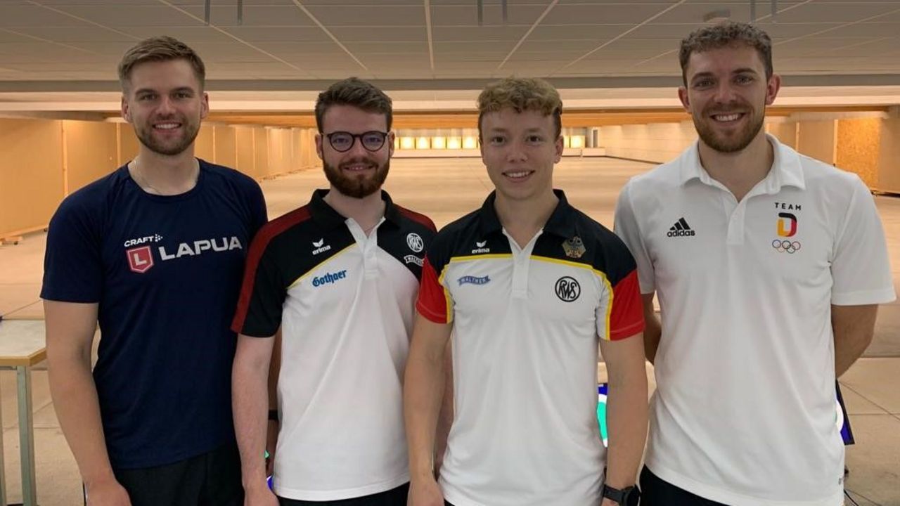 Foto: DSB / David Koenders, Maximilian Ulbrich, Max Braun und Maximilian Dallinger (v.l.) werden für Baku zur Nominierung vorgeschlagen.