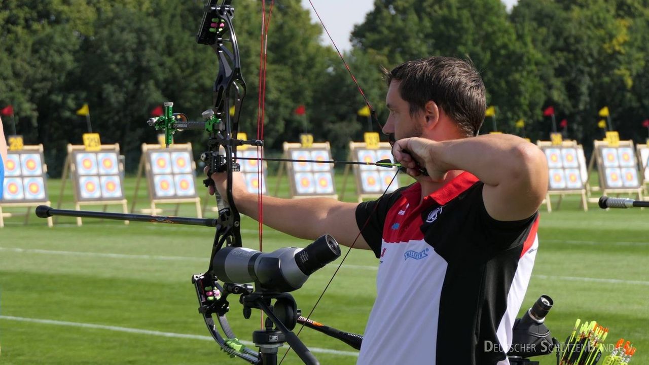 Foto: DSB / Compounder Marcus Laube will sich ins WM-Team schießen.