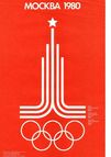 Plakat Olympische Spiele 1980