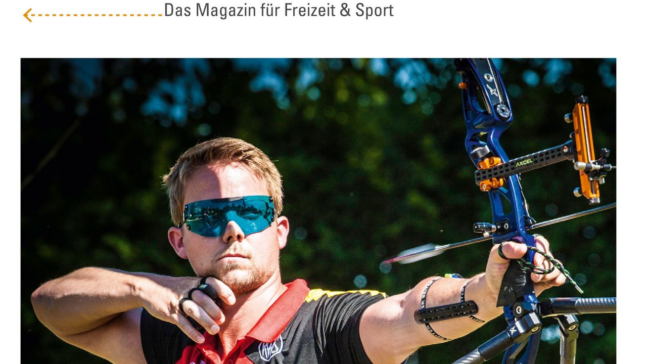 Foto: UZV / Cedric Rieger ist auf dem Titel des aktuellen Magazins.