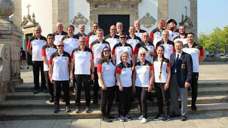 Foto: Baumann / Das deutsche Team bei der Vorderlader-EM in Fervenca.