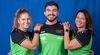Foto: Hitzhofen / Die Neuzugänge des SV Hitzhofen-Oberzell, Sarah Paul, Matteo Mastrovalerio und Doris Schneider, fiebern dem Heimwettkampf entgegen.
