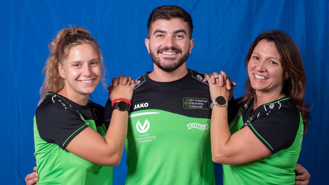 Foto: Hitzhofen / Die Neuzugänge des SV Hitzhofen-Oberzell, Sarah Paul, Matteo Mastrovalerio und Doris Schneider, fiebern dem Heimwettkampf entgegen.