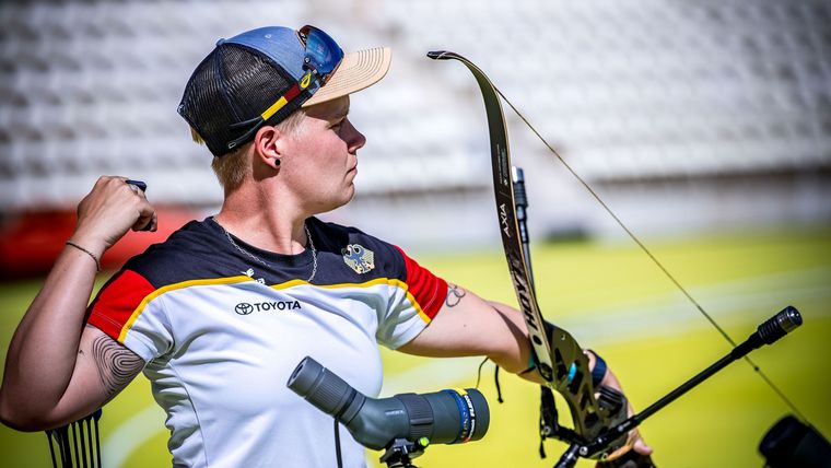 Foto: World Archery / Steht nach hervorragenden Leistungen in der Ko-Phase im Halbfinale von Madrid: Michelle Kroppen.