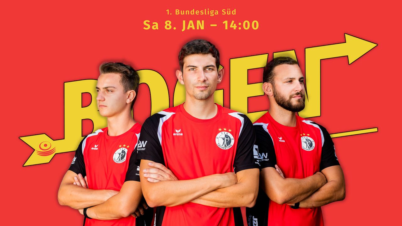 Foto: FSG Tacherting / Moritz Wieser, Johannes Maier und Felix Wieser (v.l.) freuen sich wie der gesamte Verein FSG Tacherting auf das Heim-Wochenende.