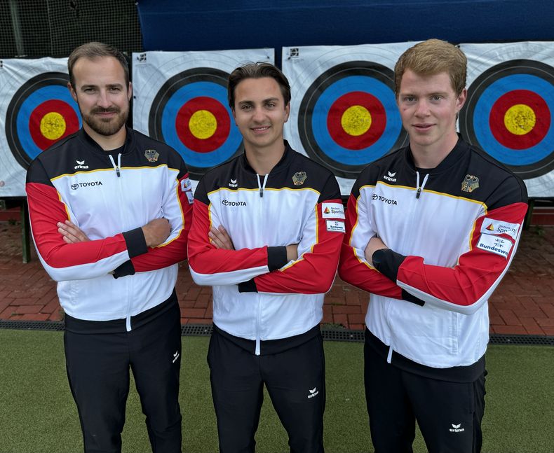 Foto: DSB / Florian Unruh, Moritz Wieser und Mathias Kramer setzten sich in der EM-Qualifikation durch.