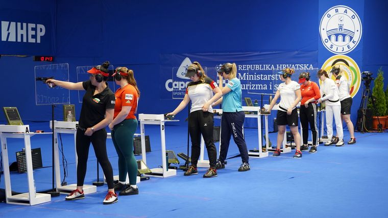 Foto: ESC / Gewann bei der EM 2024 Silber mit der Sportpistole: Doreen Vennekamp.