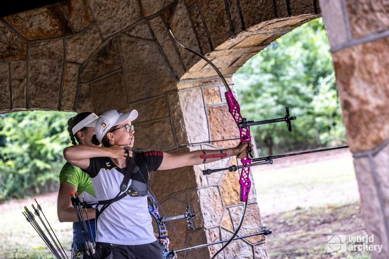 Foto: World Archery / Mit Bronze nach einem starken Turnier belohnt: Elisa Tartler.