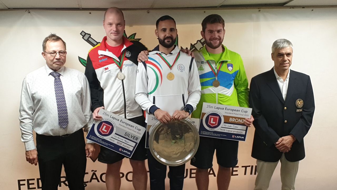 Foto: ESC / Patrick Meyer stand zweimal beim Finale auf dem Treppchen, hier als Zweitplatzierter mit der Standardpistole.