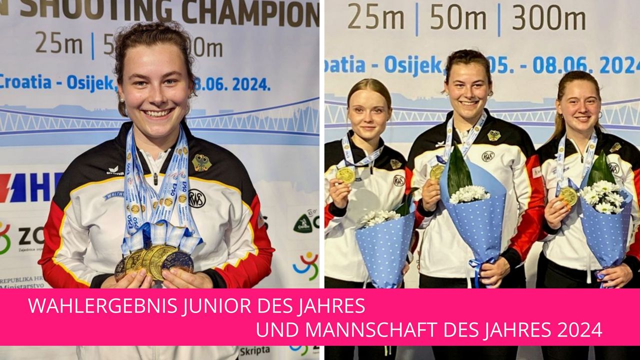 Foto: DSJ / Hannah Wehren siegte sowohl im Einzel als auch in der Mannschaft an der Seite von Nele Stark und Anna-Marie Beutler bei der Wahl zum "Junior des Jahres".