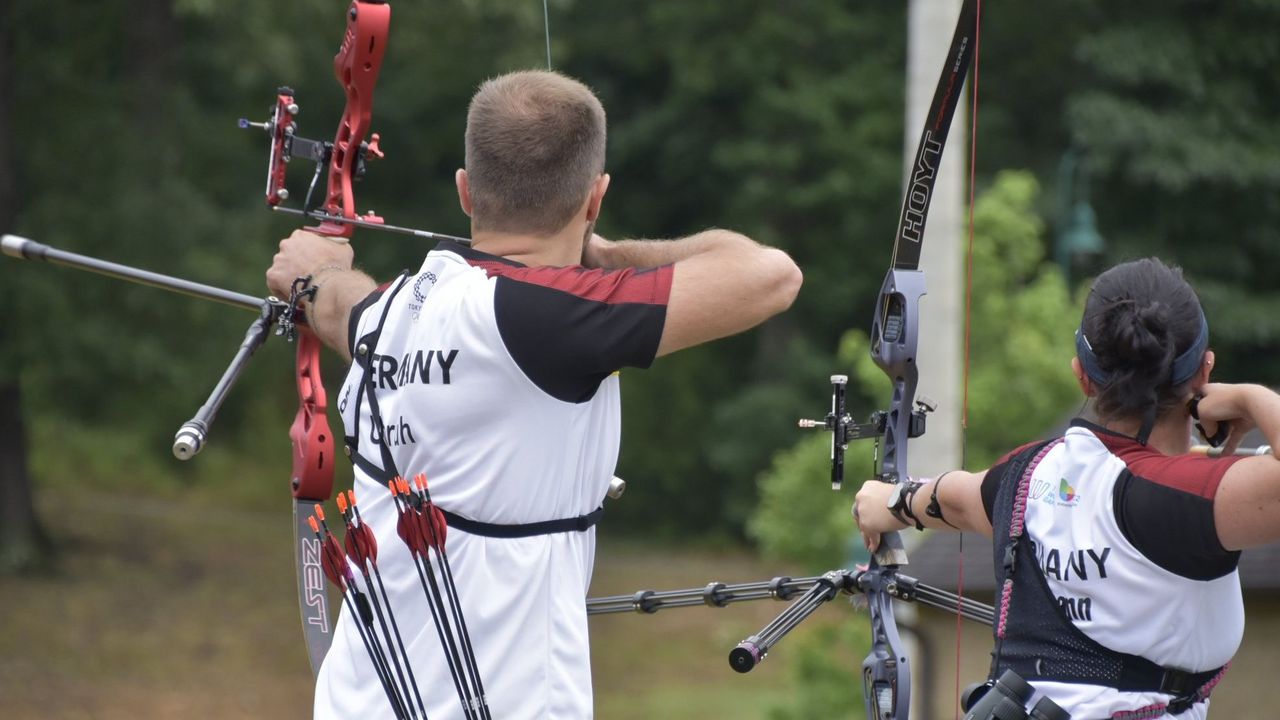 Foto: Peter Lange / Florian Unruh und Daniela Klesmann im Einsatz bei den World Games in Birmingham.