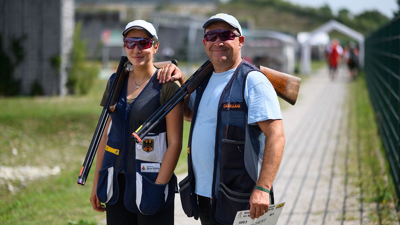 Bild: DSB / Wie der Vater so die Tochter: Eva-Tamara Reichert und Dimitri Reichert haben das gleiche sportliche Interesse und schafften es bereits beide zum Deutschen Meistertitel.